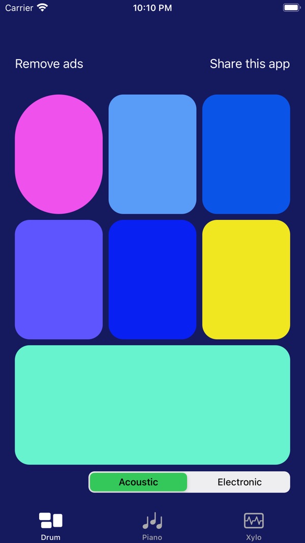 Drums n Piano App Store screenshot 1