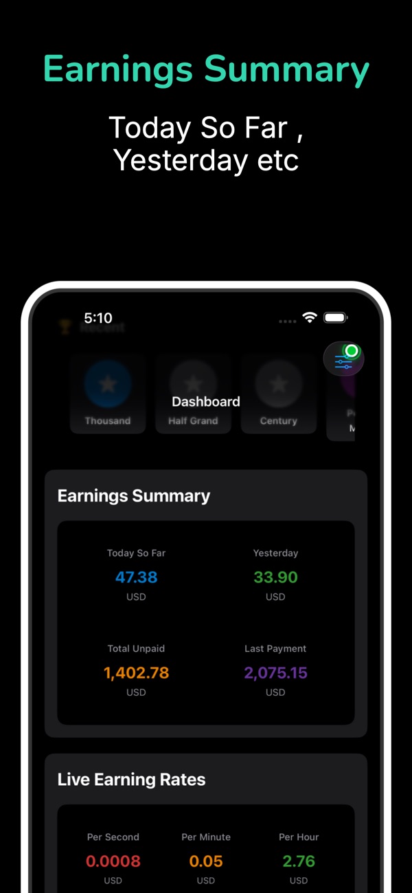 AdEarnings Pro App Store screenshot 2