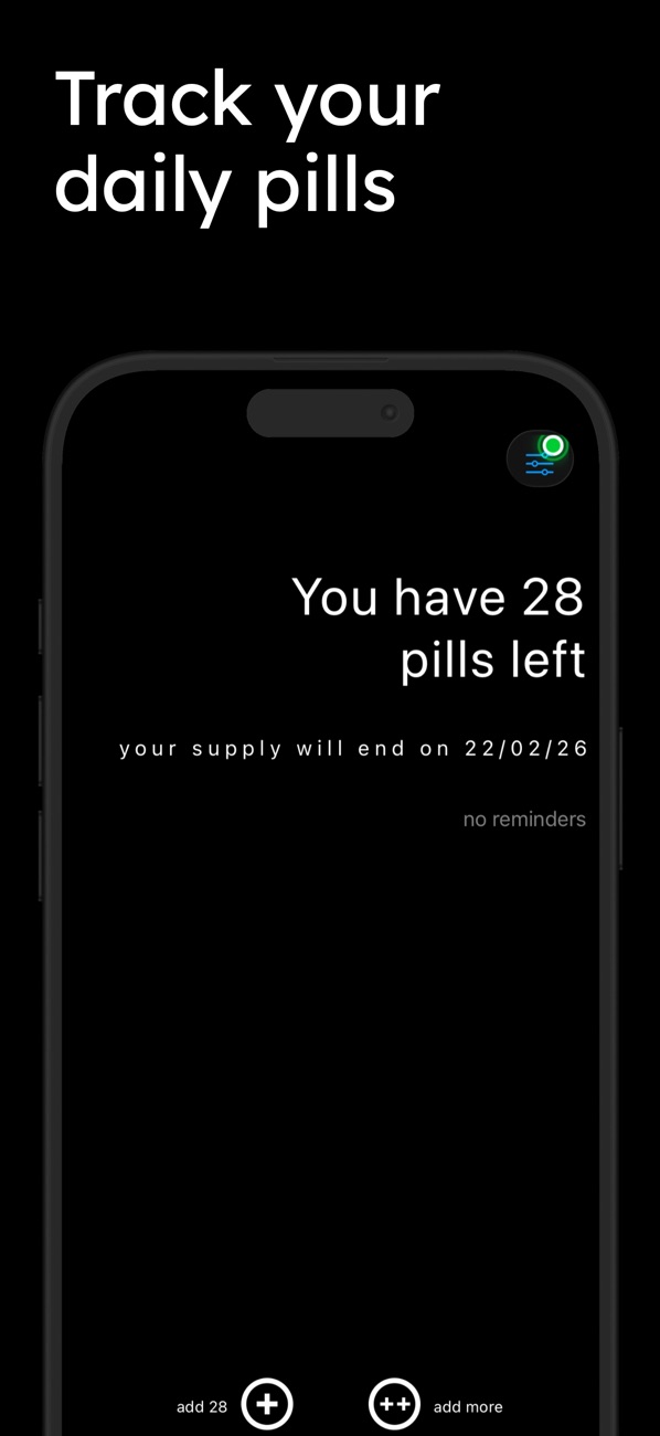 Daily Pills App Store screenshot 1