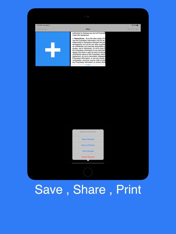 Scan Via Cam iPad screenshot 2