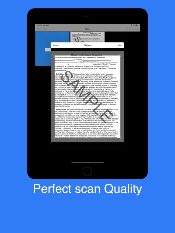 Scan Via Cam iPad screenshot 3