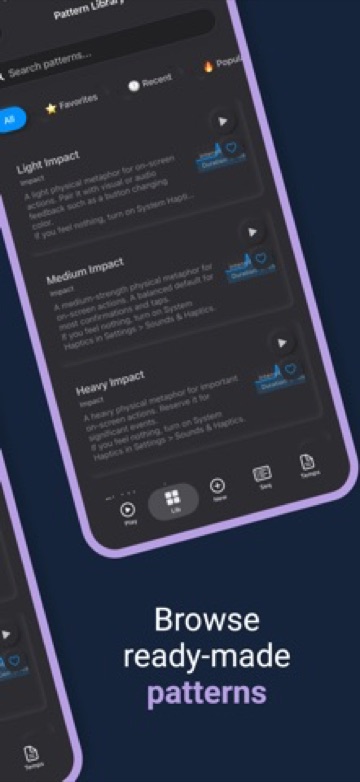 Haptics Explorer screenshot 2